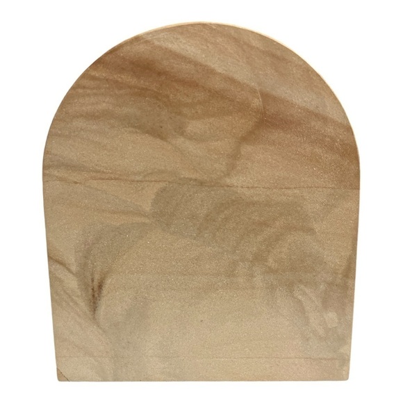 Medium Genuine Marble Desk Clock with Brass Case T.P. - Picture 3 of 9